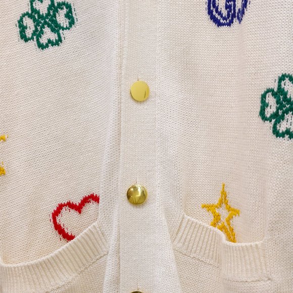 Gucci Symbols Jacquard Rainbow Cardigan - Picture 10 of 16